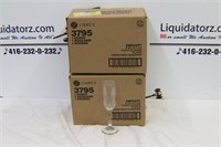 2 X LIBBEY FLUTE  2 CASES OF 12