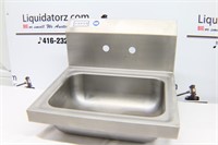 STAINLESS STEEL HAND SINK WITH FAUCET NEW