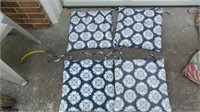 (4) Patio Chair Cushions