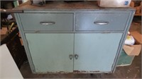 Metal Shop Cabinet w/Contents