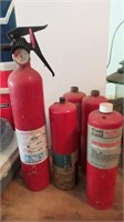 Fire Extiquisher & Propane Fuel Bottles