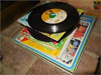 Records, 33 & 45, Children's Books on Record