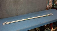 3 adjustable metal curtain rods 51" not extended