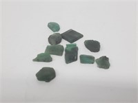 50 Cts Assorted Rough Emeralds
