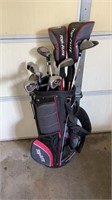 Top Flite Golf Clubs with Black Top Flite Bag
