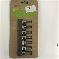 New Craftsman Evolv 3/8" sae hex socket set