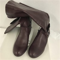 New Brown leather boots