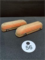 Pair: Irwin Plastic Buses