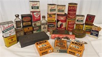 Nice lot of mostly kitchen advertising tins