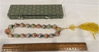 Pretty Japanese glass necklace