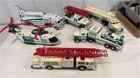2 boxes Hess trucks - 3 with original boxes