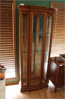 Glass curio cabinet