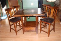 Bistro top table and chairs