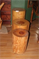 Tree round end table