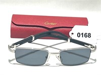 CARTIER Sunglasses & Case Black