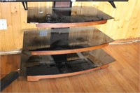 Glass TV stand