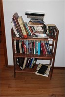 Bookshelf and contents