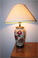 CERAMIC ROSE LAMP