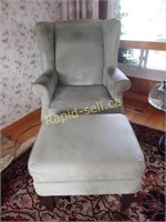 Decor-Rest Wingback Chair & Ottoman