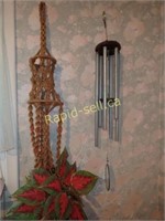 Macrame Creations and Wind Chime