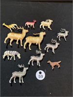Lot: Miniature Vintage Animals-Some Celluloid
