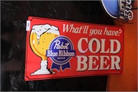 Pabst beer sign