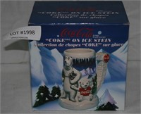 NOS "COKIE" ON ICE COCA-COLA STEIN W/BOX