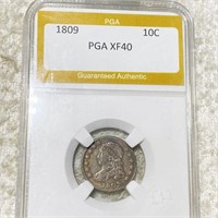 1809 Capped Bust Dime PGA - XF40