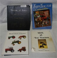 4 FARM TOY & TRACTOR COLLECTING BOOKS