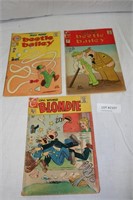 2 BEETLE BAILEY & 1 BLONDIE VTG. COMIC BOOKS