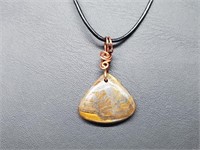 Natural Tiger’s Eye Pendant Untreated, By Artist