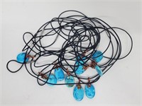 (TEN) Treated Turquoise Pendants & Necklaces