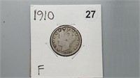 1910 V Nickel rd1027