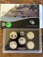 2018 PROOF COIN SET SILVER QUARTERS