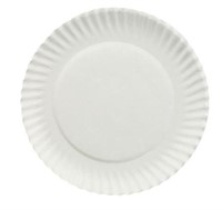 White Paper Plates, 6" dia (1000 ct.)