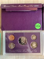 1992 PROOF COIN SET