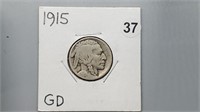 1915 Buffalo Nickel rd1037