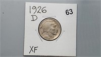 1926d Buffalo Nickel rd1063