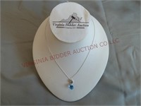 Pandora 925 Sterling Silver Droplet Necklace
