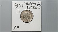 1931s Buffalo Nickel rd1072