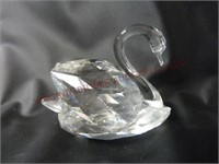 Swarovski Crystal Swan ~ 1-3/4" Tall
