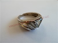 Ring w Stone ~ Marked JED 925 ~ Sterling