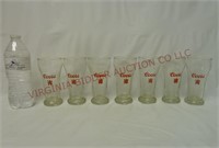 1970s Coors Beer Glasses ~ Set of 7