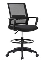 Tall Black Office Chair Adjustable Height