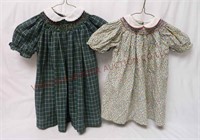 Vintage The Smockery Children Smock Dresses 3T 4T