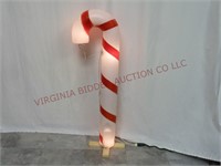 Vintage Candy Cane Blow Mold ~ 40" tall ~ Works!
