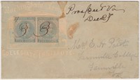 CSA Stamp #7 Pair tied on Buckingham Female Colleg