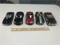 5 Metal Model Cars