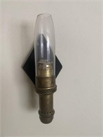 (2) Brass Oil Lamps