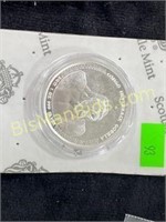 2017 Congo Silverback Coin - 1Troy Oz Silver